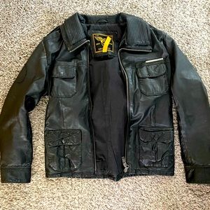 Superdry Brad leather jacket